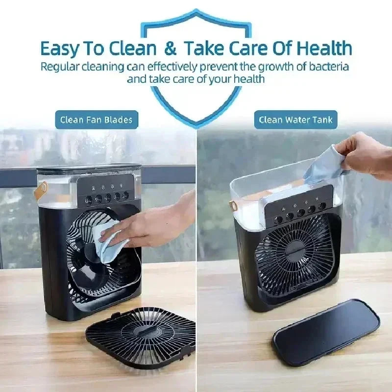 Cooler Fan Pro™ | Ventilador Portátil 3 en 1 con Nebulizador