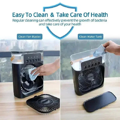 Cooler Fan Pro™ | Ventilador Portátil 3 en 1 con Nebulizador
