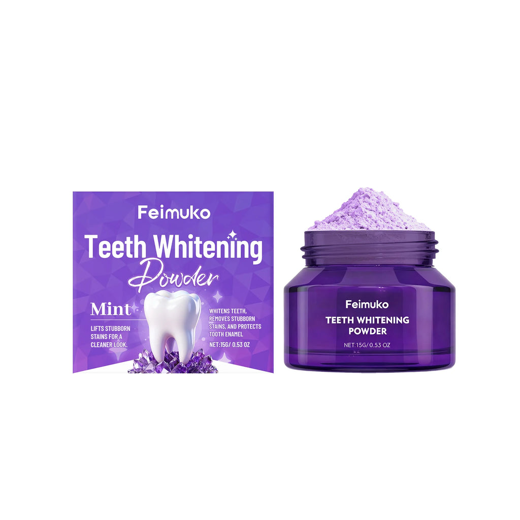 Polvo blanqueador dental