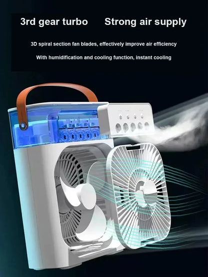 Cooler Fan Pro™ | Ventilador Portátil 3 en 1 con Nebulizador