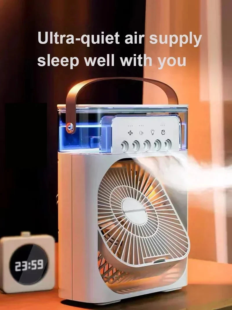 Cooler Fan Pro™ | Ventilador Portátil 3 en 1 con Nebulizador