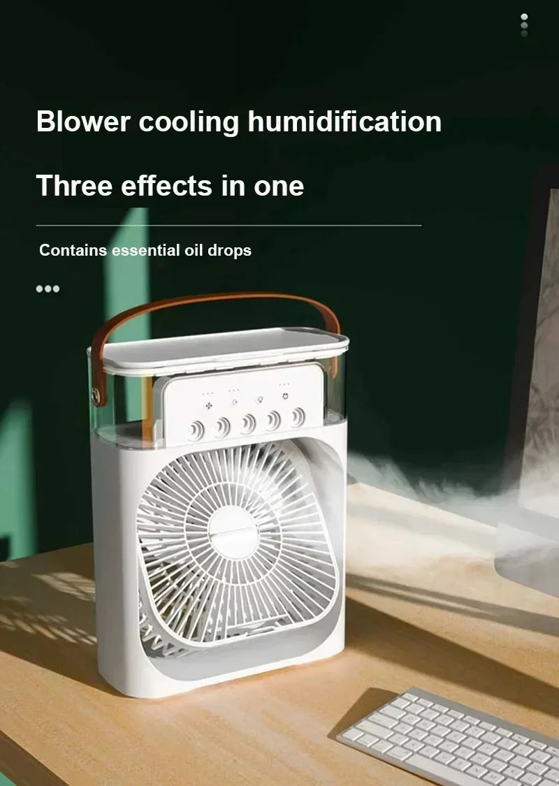 Cooler Fan Pro™ | Ventilador Portátil 3 en 1 con Nebulizador