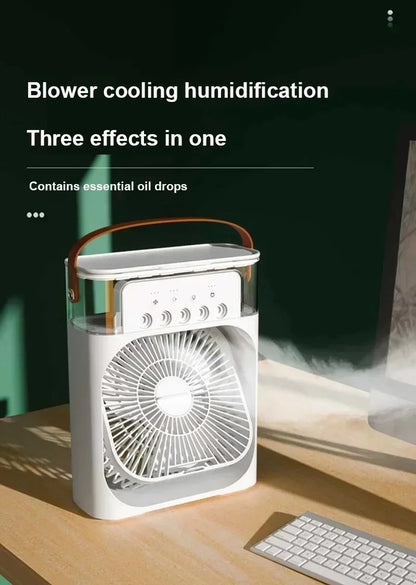 Cooler Fan Pro™ | Ventilador Portátil 3 en 1 con Nebulizador
